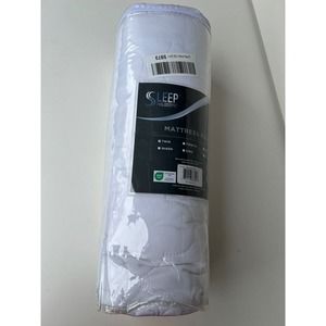 Twin Mattress Pad, Cotton Mattress Protector Classic Cloud Quilted Bed Cover,...